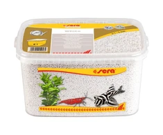 Sera Aquarium kraikas Žvyras Baltas O 1 - 3 mm 6 l, baltas