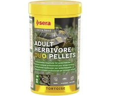 Maistas vėžliams - Sera Tortoise Adult Herbivore Duo granulės 250 ml, 80 g