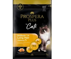 Prospera Plus Indoor 1+ lašiša Long Hair 7kg