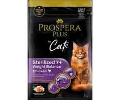 Prospera Plus Sterilized 7+ vištiena Weight Balance 2kg