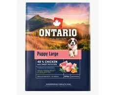 Ontario Puppy &amp; Junior Large vištiena &amp; Sweet bulvės 2.25kg