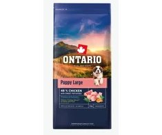Ontario Puppy &amp; Junior Large vištiena &amp; Sweet bulvės 12kg