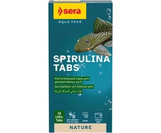 Barība zivīm - Sera Spirulina Tabs 24 Tab