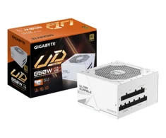 GIGABYTE UD850GM PG5 V2 ICE Power Supply Unit- PCIe Gen 5.1, 80 PLUS Gold, Fully Modular Design, 120mm Fan, ATX 3.1 compatible, EU Plug