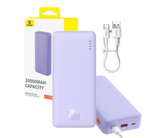 Baseus Airpow 20000mAh 20W maitinimo blokas (violetinė)
