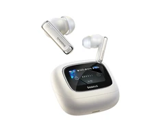 Baseus Bowie M2s Ultra TWS Belaidės In-Ear Ausinės su Interactive Screen - Baltas
