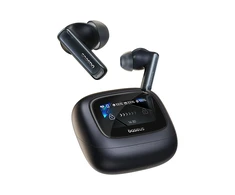 Baseus Bowie M2s Ultra TWS Belaidės In-Ear Ausinės su Interactive Screen - Juodas