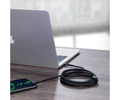 Baseus Cafule PD2.0 100W greito įkrovimo USB-C kabelis 20V 5A 2m - Pilkas / Juodas