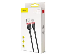 Baseus Cafule kabelis USB-C 2A 2m - Raudonas / Juodas