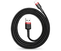 Baseus Cafule duomenų perdavimo ir įkrovimo kabelis | USB-A į Lightning | 12W | 1m | juodas