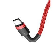 Dėklas Baseus Cafule kabelis USB-C PD 2.0 QC 3.0 60W 2m - Raudonas