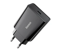 Baseus Speed Mini greitas įkroviklis USB-C PD 3A 20W juodas