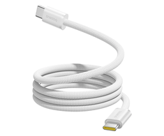Baseus Dynamic 4 Pro 100W USB-C - USB-C magnetinis kabelis 1 m - baltas