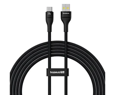 Įkrovimo kabelis Baseus Flash 2 USB į USB-C 100W, 2m (juodas)