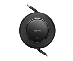 Kabelis Baseus Free2Pull Mini 100W zwijany USB-C - USB-C 2m - juoda