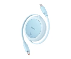 Baseus Free2Pull Mini USB-C į USB-C 60 W USB kabelis, 1m (mėlynas)