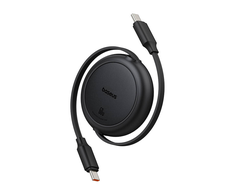 Baseus Free2Pull Mini USB-C į USB-C USB laidas, 60 W, 1, (juodas)