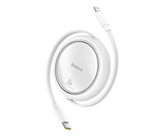 Baseus Free2Pull USB-C kabelis iki iP 20W (baltas)