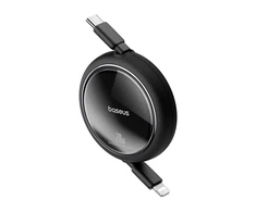USB kabelis Baseus Free2Pull USB-C iki iP 20W 1m (juodas)