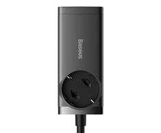 Įkroviklis Baseus GaN3 Pro Desktop Powerstrip AC/2xType-C/2xUSB 65W juodas PSZM000901