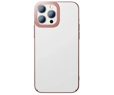 Dėklas „Baseus Baseus Glitter Case“ skaidrus dangtelis, skirtas iPhone 13 Pro rožinis (ARMC001004)