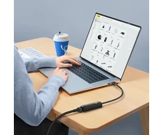 Baseus Adapteris tinklo USB A - RJ45 100Mbit/s, juodas