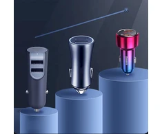 Baseus Magic automobilinis įkroviklis 2x USB QC 3.0 45W - Juodas