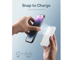 Magnetinis Mini Powerbank Baseus 5000mAh 20W (baltas)
