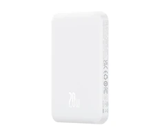 Magnetinis Mini Powerbank Baseus 5000mAh 20W (baltas)