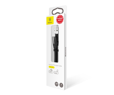 Baseus CALMBJ-B01 Nimble Portable kabelis Apple 23cm juodos spalvos