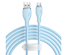 Baseus Pudding 100W USB-A - USB-C kabelis 2m - mėlynos spalvos