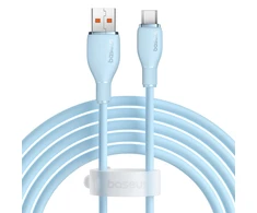 Baseus Pudding 100W USB-A - USB-C kabelis 2m - mėlynos spalvos