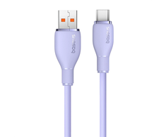 Baseus Pudding 100W USB-A - USB-C kabelis 2m - violetinės spalvos