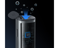 Baseus SafeJourney Pro elektroninis alkotesteris bekontaktis (pilkas)