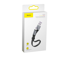 USB kabelis Baseus (CATMBJ-BG1) Type-C (40W) juodas 0.23M