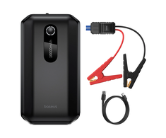 „Baseus Super Energy Air Series Car Jump Starter“ (10000mAh, 1000A didžiausia srovė) Klasteris juodos spalvos