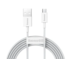 USB kabelis Baseus Superior iš USB į microUSB 2A 2.0m baltas CAMYS-A02