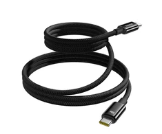Baseus Tungsten Gold įkrovimo kabelis USB-C į USB-C 100 W 1 m (juodas)