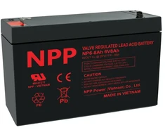 Akumuliatorius 6V 8Ah T2(F2) Pb AGM NPP