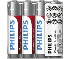 Baterija PHILIPS AAA 4vnt Power Alkaline