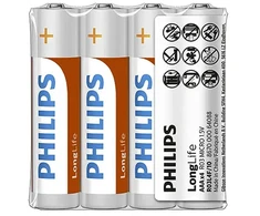Baterija PHILIPS AAA LR03 LONGLIFE 4vnt Power Alkaline