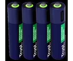 Akumuliatorius - Trust 25671 Įkraunamas AAA 500mAh 800 Ciklų 4 vnt.