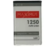 Baterija Maxximus BAT MAXXIMUS NOKIA 3100 1250 mAh Li-Ion 3650/3100N BL-5C, NE NOKIA MOBILE (NTC)
