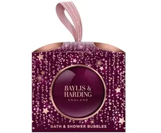 Baylis &amp; Harding Bath &amp; Shower Bubbles (laukinė vyšnia ir vanilė) – putos voniai 250 ml
