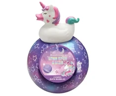 Baylis &amp; Harding Cosmic Unicorn Globe Bath Bubbles Gift in Clear