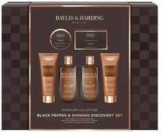 Baylis Harding Debenhams Men Juodas Pepper &amp; Ginseng Men's Discovery Gift Set