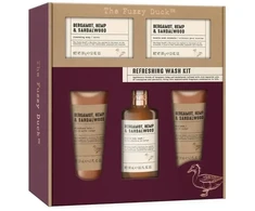 Baylis Harding Debenhams Men the Fuzzy Duck Bergamot, Hemp &amp; Sandalwood Men's Refreshing Wash Kit Gift Set