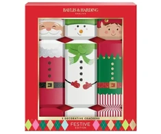 Baylis &amp; Harding Festive Decorative Crackers Gift Set in Clear