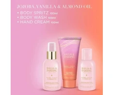 Baylis &amp; Harding Jojoba, Vanilla &amp; Almond Oil Wash Bag Giftset in Clear