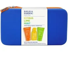 Baylis &amp; Harding Man Wash Bag &amp; Travel Essentials Set ( Citrus, Lime &amp; Mint )